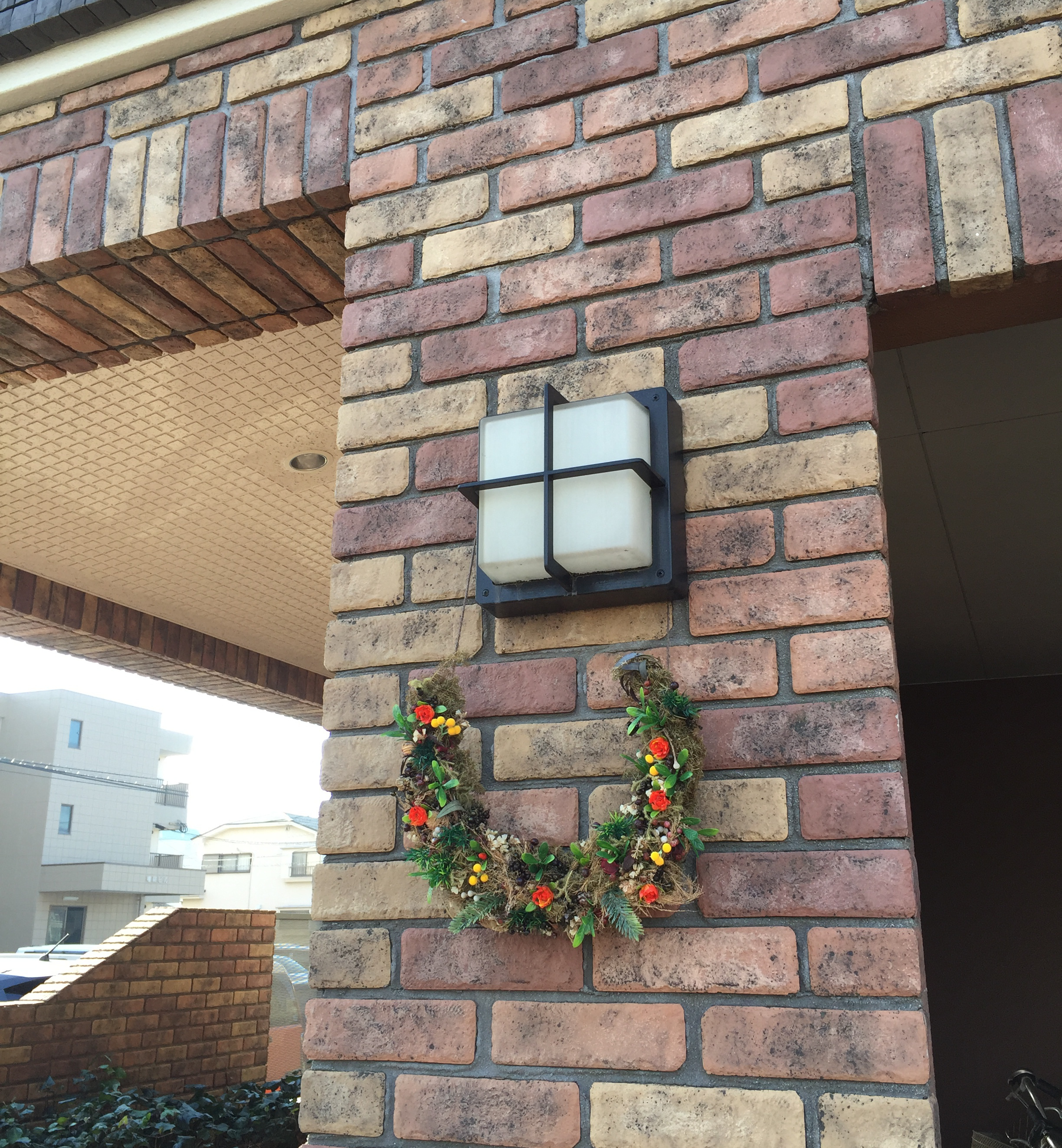 リバージュ東櫛原クリスマスリース